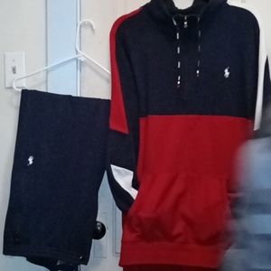 Polo by Ralph Lauren sweatshirt n sweatpants gently worn 3x prestine 🔥🔥🔥